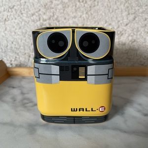 Disney Wall-e Mug Wall E Ceramic 16oz 3D Mug Yellow Square Cup No Box RARE!